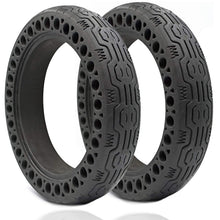 Honeycomb Solid Rubber Tire - Black or Red (Multiple Options)